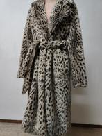 Josh V Megan leopard coat L lange panter mantel jas, Kleding | Dames, Jassen | Winter, Overige kleuren, Maat 42/44 (L), Ophalen of Verzenden