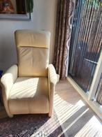 Luie leren stoel, Huis en Inrichting, Stoelen, Ophalen of Verzenden, Zo goed als nieuw, Leer, Eén