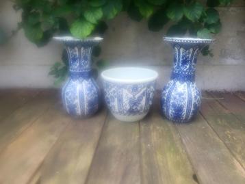 Delft blauwe set beschikbaar voor biedingen
