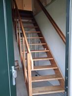 Hardhouten binnentrap, Doe-het-zelf en Verbouw, Ophalen, Gebruikt, Trap, 2 tot 4 meter