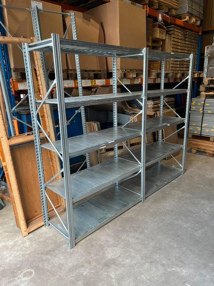 Metalsistem stellingen 60cm diep, Doe-het-zelf en Verbouw, Metalen, Zo goed als nieuw, IJzer, Ophalen