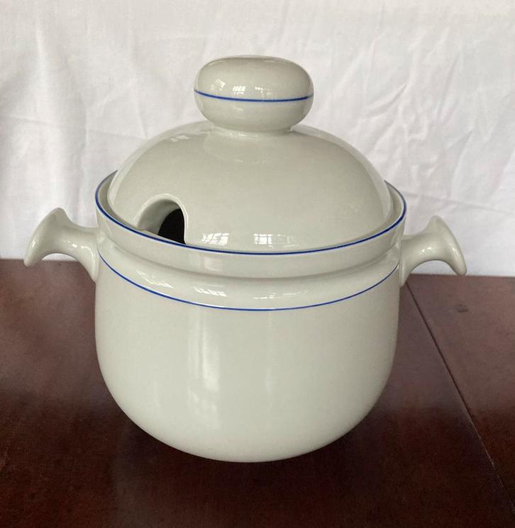 Vintage porseleinen jaren ‘70 soepterrine van Scherzer, Huis en Inrichting, Keuken | Servies, Zo goed als nieuw, Schaal of Schalen