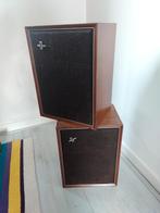 Vintage Philips Houten Boxen - Set, Audio, Tv en Foto, Luidsprekers, Ophalen, Philips, Gebruikt, Minder dan 60 watt
