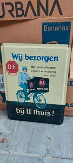 Vintage Douwe Egberts Emaille Reclamebord, Ophalen of Verzenden