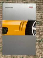 Zeer zeldzaam folder Audi RS4 Sport 2001 nieuw!, Nieuw, Ophalen of Verzenden, Audi, Audi