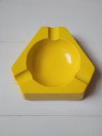 Franse persglas asbak geel, Ophalen of Verzenden