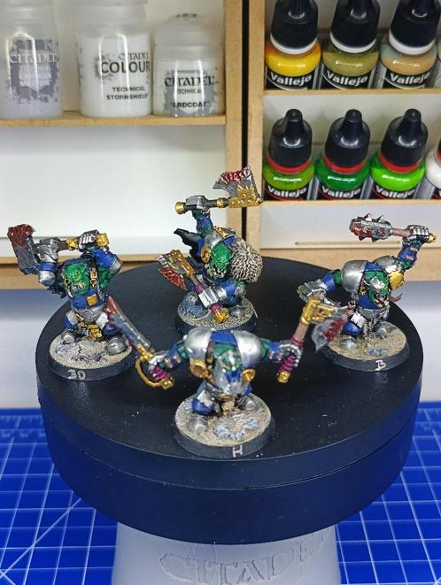 Warhammer Underworlds Ironskulls Boyz, Hobby en Vrije tijd, Wargaming, Gebruikt, Warhammer, Figuurtje(s), Met verf, Verzenden