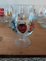 Duvel glas, M.Schiffmacher, Verzamelen, Ophalen of Verzenden, Zo goed als nieuw, Bierglas