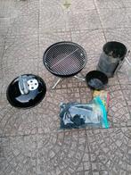 Weber Smokey Joe met starter, kolen, aanmaak en kolenbak, Tuin en Terras, Houtskoolbarbecues, Ophalen, Zo goed als nieuw