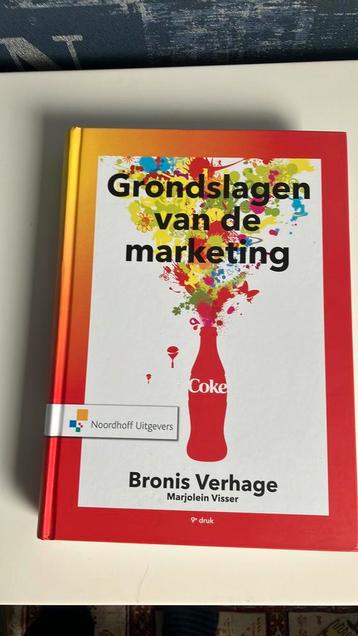 Bronis Verhage - Grondslagen van de marketing beschikbaar voor biedingen