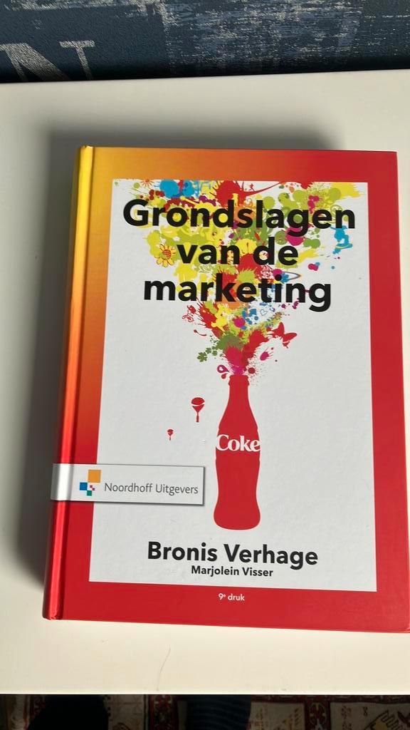 Bronis Verhage - Grondslagen van de marketing, Boeken, Economie, Management en Marketing, Zo goed als nieuw, Economie en Marketing