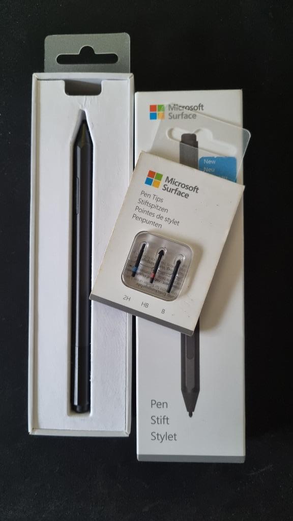 Microsoft Surface Stylet Model M1776 incl. extra pen tips, Computers en Software, Tekentablets, Zo goed als nieuw, Draadloos, Ophalen of Verzenden
