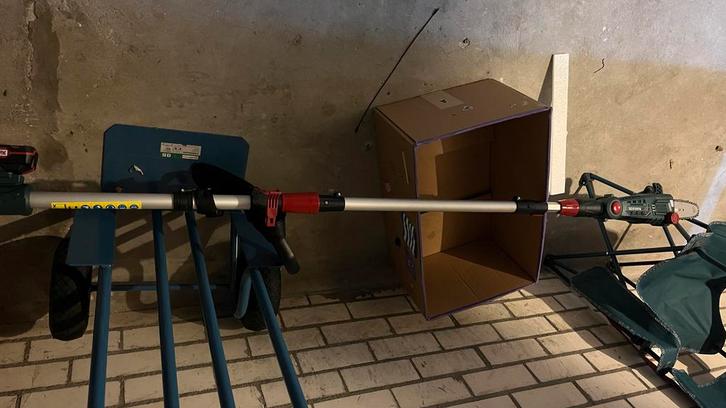 Parkside Accu Kettingzaag op steel, Tuin en Terras, Hogedrukreinigers, Gebruikt, Accu, Ophalen