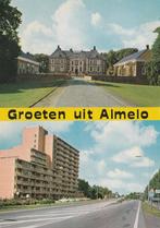 ALMELO Kasteel Hoogbouw Groeten, Verzamelen, Ansichtkaarten | Nederland, Verzenden, 1960 tot 1980, Ongelopen, Overijssel