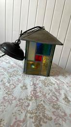 Glas in lood hanglamp, Antiek en Kunst, Antiek | Lampen, Ophalen of Verzenden