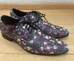 Lureaux veterschoenen maat 39 heren leer bloemenprint ZGAN, Kleding | Heren, Overige kleuren, Verzenden, Zo goed als nieuw, Veterschoenen