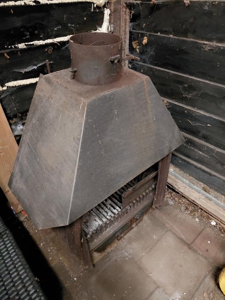 Vintage Hangende Openhaard - Jaren 50/60, Ophalen of Verzenden