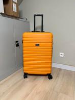 BlockTravel Reiskoffer 95L - Oranje (met schade), Sieraden, Tassen en Uiterlijk, Koffers, Hard kunststof, Ophalen of Verzenden