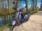 Scooter DJJD 4 takt Mat Paars, Ophalen, Zo goed als nieuw