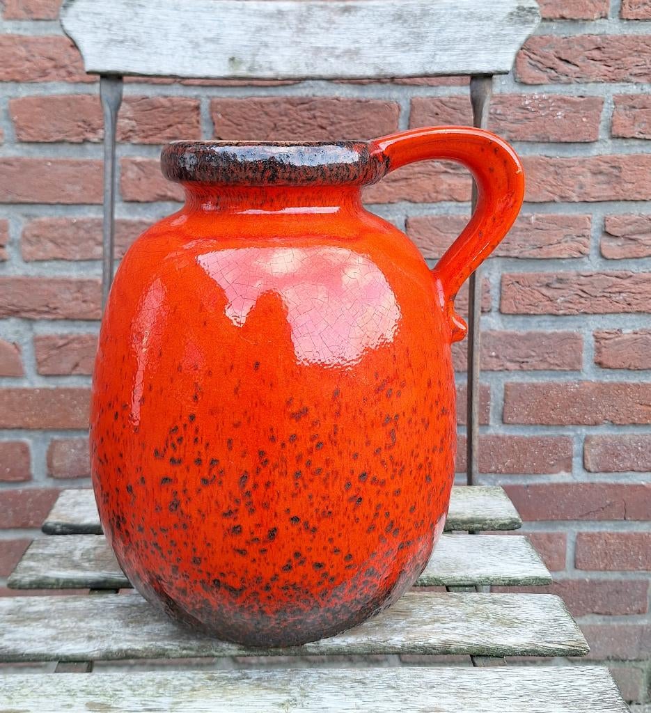 Prachtige vintage Scheurich West Germany vaas., Ophalen of Verzenden, Huis en Inrichting