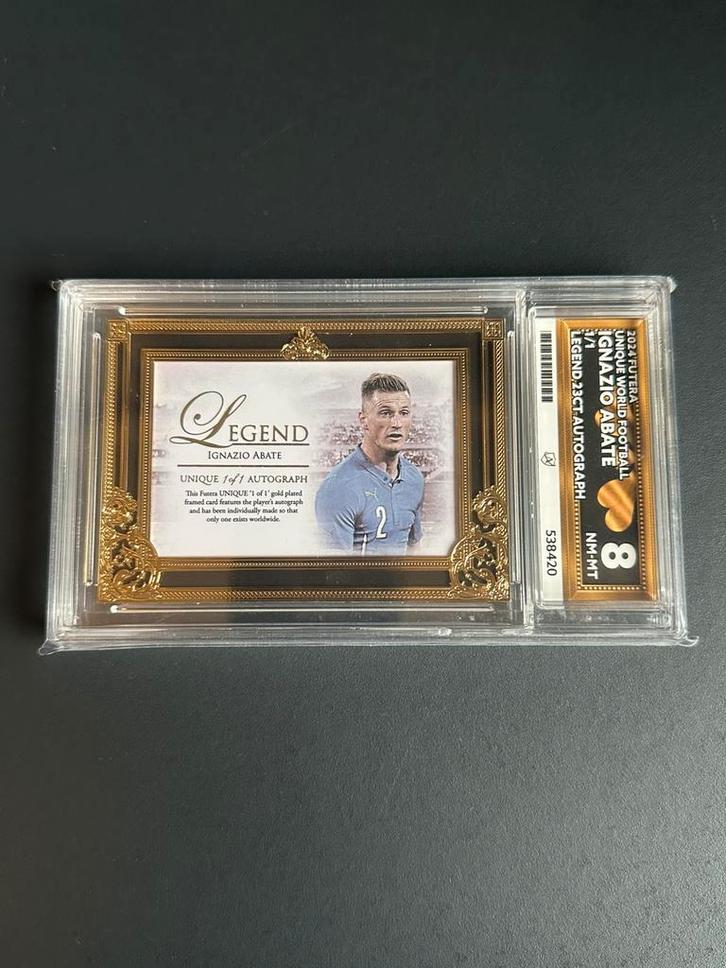 Futera Unique World Football Ignazio Abate 1/1 ACE 8, Hobby en Vrije tijd, Verzamelkaartspellen | Overige, Nieuw, Losse kaart