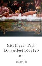 Peter donkersloot miss Piggy 100x120 met certificaat, Ophalen of Verzenden