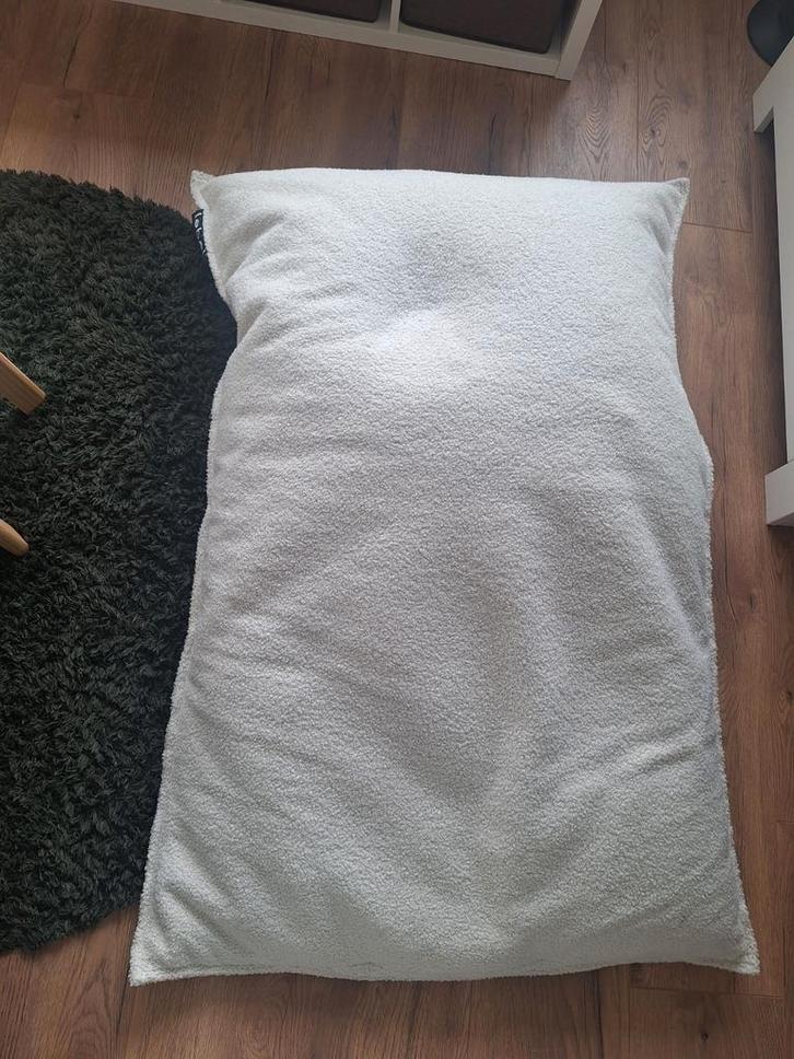 Grote Teddy Zitzak - Heerlijk Comfort!, Huis en Inrichting, Zitzakken, Zo goed als nieuw, Beige, Ophalen