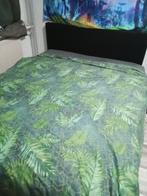 2 persoonsbed, Huis en Inrichting, Slaapkamer | Bedden, Ophalen, Gebruikt, Zwart, Tweepersoons