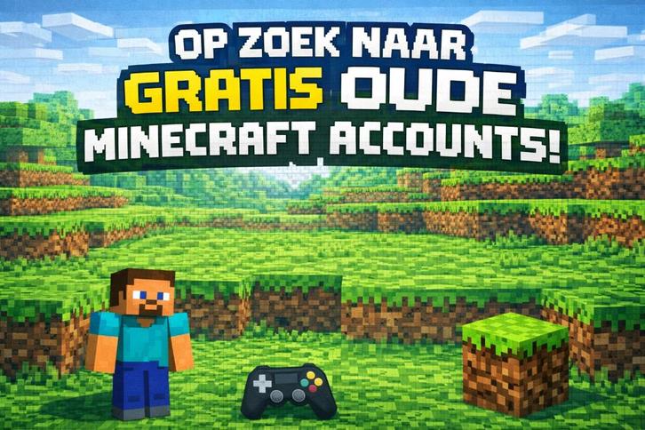 Gezocht: oude Minecraft accounts (gratis), Computers en Software, Overige Computers en Software, Nieuw, Ophalen of Verzenden