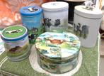 voorraadblikken/ koektrommel/ blikken koeien/ set blikken, Verzamelen, Blikken, Ophalen of Verzenden, Gebruikt, Overige, Overige merken