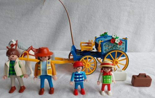 Playmobil 3117 Paard en Wagen met Gezin II, Kinderen en Baby's, Speelgoed | Playmobil, Gebruikt, Complete set, Ophalen of Verzenden