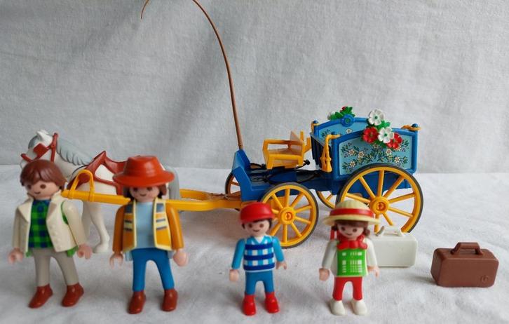 Playmobil 3117 Paard en Wagen met Gezin II, Kinderen en Baby's, Speelgoed | Playmobil, Gebruikt, Complete set, Ophalen of Verzenden