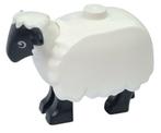 Lego Dieren Schaap Wit White Sheep with Black Head and Legs, Ophalen of Verzenden, Nieuw, Complete set, Lego