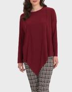 Joseph Ribkoff chique bordeaux stretch tuniek mt 38/40