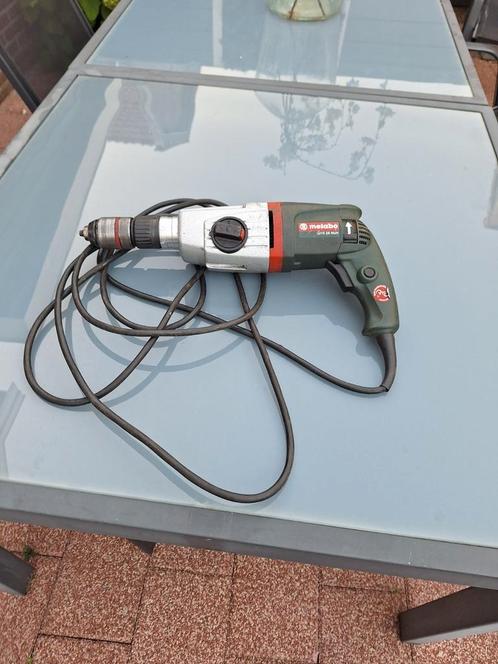 Zware Metabo klopboormachine, Doe-het-zelf en Verbouw, Gereedschap | Boormachines, Zo goed als nieuw, Boormachine, 600 watt of meer