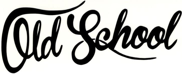 Old School sticker #1, Motoren, Accessoires | Stickers, Ophalen of Verzenden