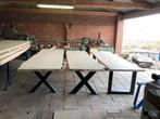 Meerdere tamme kastanje houten tafels (nieuw), Ophalen, Vijf personen of meer, Rechthoekig, Nieuw