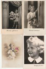 4 X KAART VOOR €0,80 MEISJE jaren20-40 MOOIE KAARTEN KE133, Gelopen, Kinderen, Ophalen of Verzenden, 1920 tot 1940