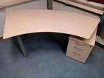 Superleuk half rond / taps bureau, Huis en Inrichting, Bureaus, Ophalen, Gebruikt