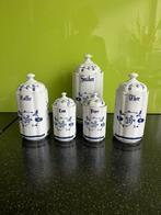 Voorraadpotten van Apulum porselein 5 stuks, Ophalen of Verzenden