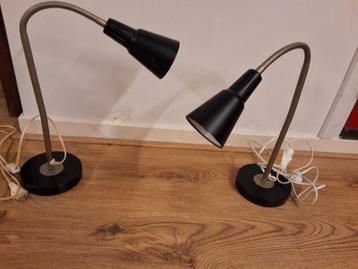 2 Vint. Ikea Kvart Bureaulamp - jr80 Design Marianne Hagberg beschikbaar voor biedingen