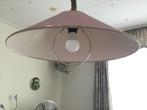 Roze Hanglamp met stoffen kap, Huis en Inrichting, Ophalen, Gebruikt, Metaal, Minder dan 50 cm