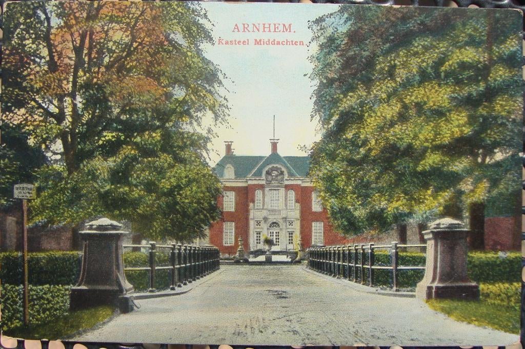 ansichtkaart Arnhem e/o nr. 46 - Kssteel Middachten, Ophalen of Verzenden, 1940 tot 1960, Ongelopen, Gelderland
