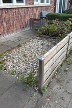 Gratis tegels, schutting en kiezelstenen, Tuin en Terras, Ophalen of Verzenden, Zo goed als nieuw, Beton, Terrastegels