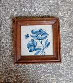 Antiek tegeltje met lijst, Ophalen of Verzenden