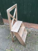 houten huishoudtrap 3 treden keukentrap, Doe-het-zelf en Verbouw, Ladders en Trappen, Ophalen, Trap, Minder dan 2 meter