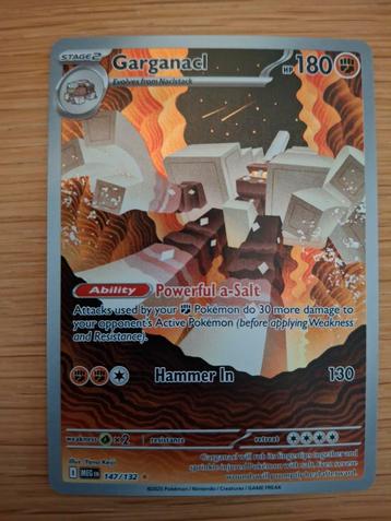 Garganacl 147/132 Mega - Zeldzame Pokémonkaart! beschikbaar voor biedingen