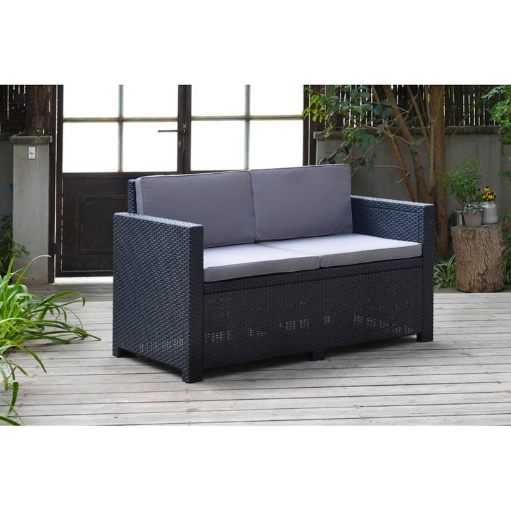 Allibert Monaco Sofa – Graphite, Tuin en Terras, Tuinmeubel-accessoires, Nieuw, Ophalen of Verzenden
