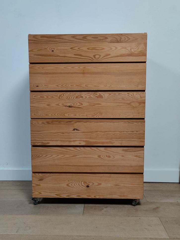 2 x IKEA Ivar vintage grenen ladenkast - gratis bezorgd, Huis en Inrichting, Kasten | Ladekasten, Zo goed als nieuw, Minder dan 100 cm