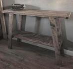 ~Stoer Sober Landelijk Houten Sidetable/Wandtafel~, Huis en Inrichting, Woonaccessoires | Overige, Ophalen of Verzenden, Zo goed als nieuw